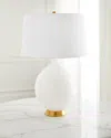 Old World Design Westin Large Round Lamp In White