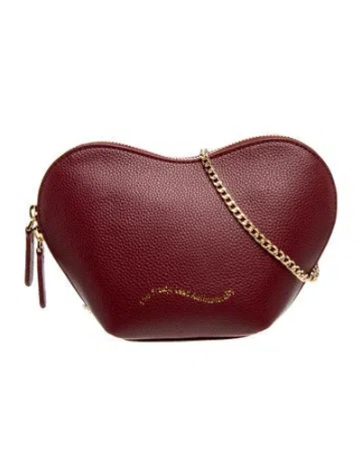 Pre-owned Oleada Leather Shoulder Bag In Burgundy