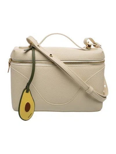 Pre-owned Oleada Leather Shoulder Bag In Neutrals