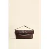 Oleada Marina Foldover Bag In Brown