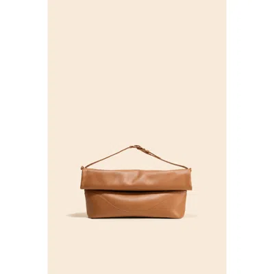 Oleada Marina Foldover Bag In Brown