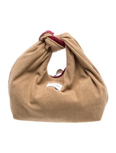 Pre-owned Oleada Top Handle Bag In Neutrals