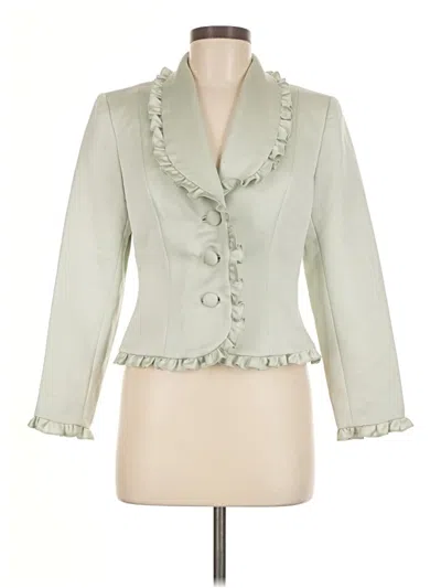Pre-owned Oleg Cassini Blazer Jacket In Green