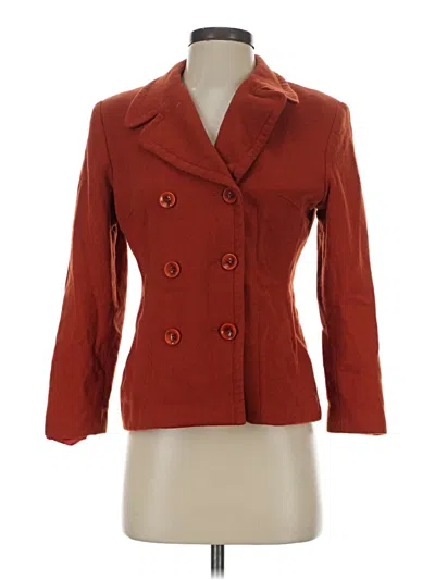 Pre-owned Oleg Cassini Blazer Jacket In Red