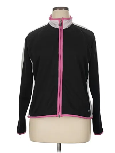 Pre-owned Oleg Cassini Cardigan Sweater In Black