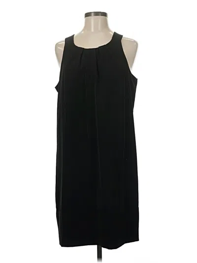 Oleg Cassini Casual Dress In Black