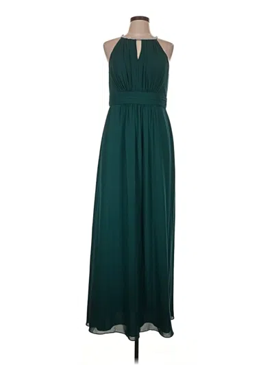 Pre-owned Oleg Cassini Casual Dress In Teal