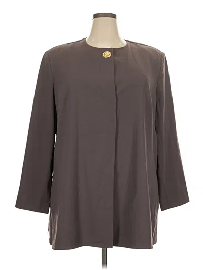Pre-owned Oleg Cassini Coat In Brown