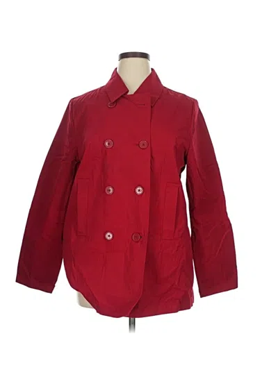 Pre-owned Oleg Cassini Coat In Red