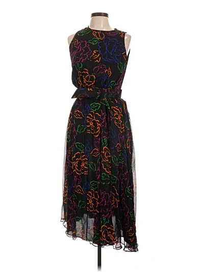 Pre-owned Oleg Cassini Cocktail Dress In Black