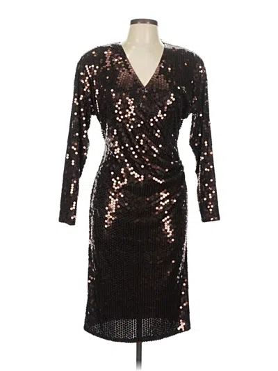 Pre-owned Oleg Cassini Cocktail Dress In Black