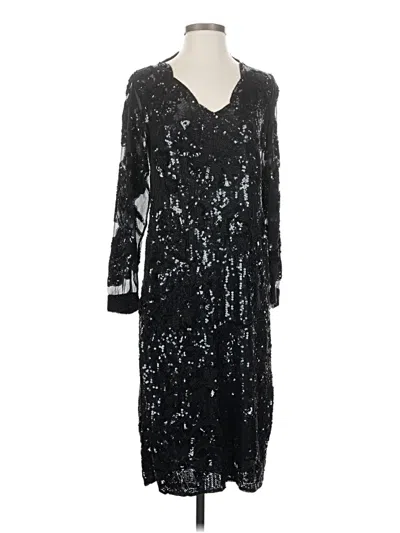 Pre-owned Oleg Cassini Cocktail Dress In Black