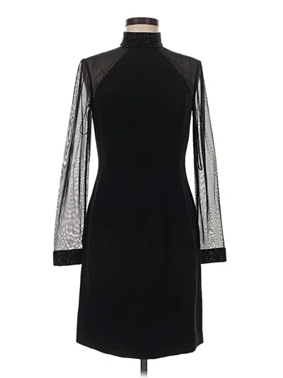 Pre-owned Oleg Cassini Cocktail Dress In Black
