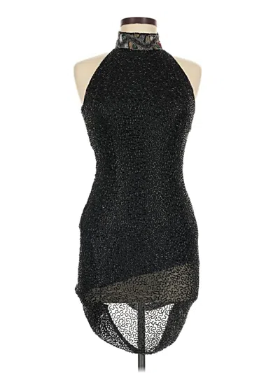 Pre-owned Oleg Cassini Cocktail Dress In Black