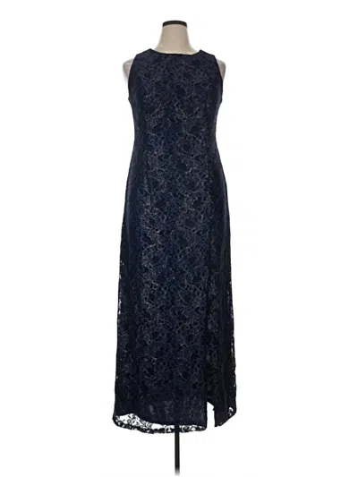 Pre-owned Oleg Cassini Cocktail Dress In Blue