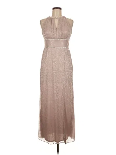 Pre-owned Oleg Cassini Cocktail Dress In Brown