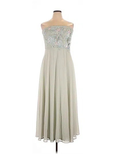 Pre-owned Oleg Cassini Cocktail Dress In Gray