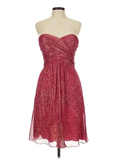 Pre-owned Oleg Cassini Cocktail Dress In Pink