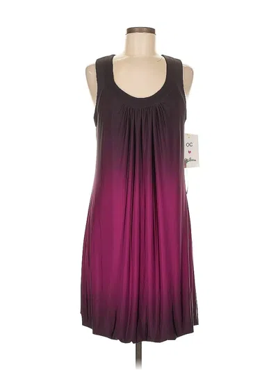 Oleg Cassini Cocktail Dress In Purple