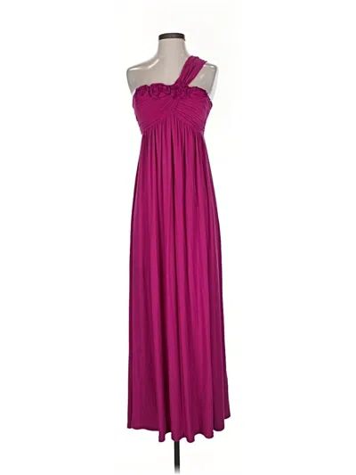 Pre-owned Oleg Cassini Cocktail Dress In Purple