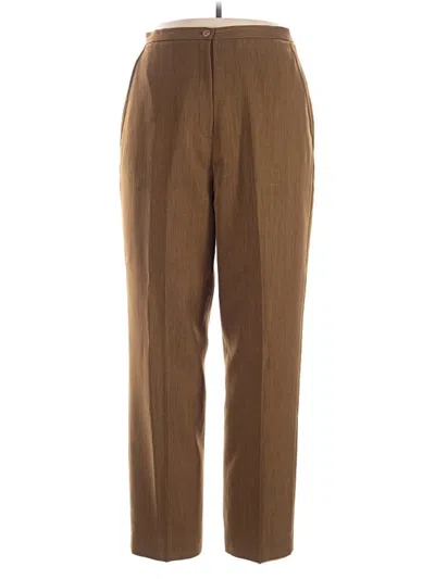 Pre-owned Oleg Cassini Dress Pants In Brown