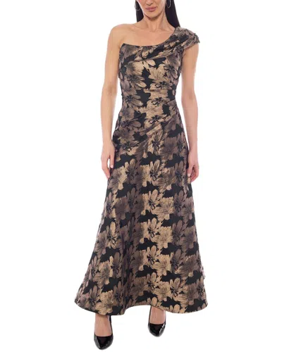 Oleg Cassini Gown In Black Gold