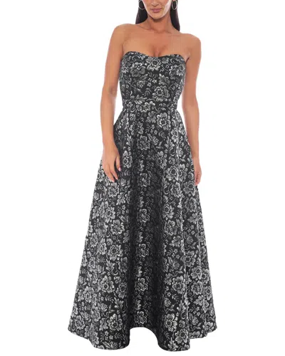 Oleg Cassini Maxi Dress In Black