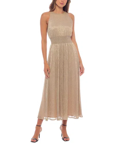Oleg Cassini Maxi Dress In Neutral