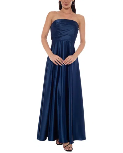Oleg Cassini Maxi Dress In Navy