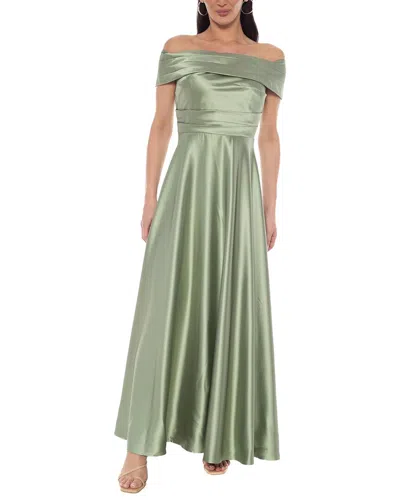 Oleg Cassini Maxi Dress In Sage