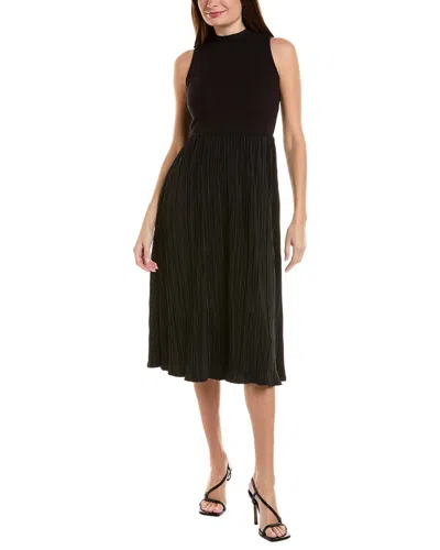 Oleg Cassini Midi Dress In Black