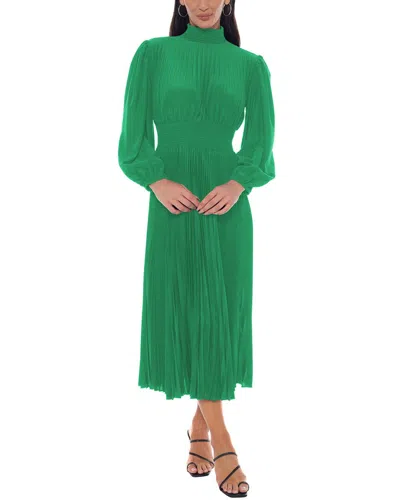 Oleg Cassini Midi Dress In Green