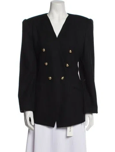 Pre-owned Oleg Cassini Vintage 1980's Jacket In Black