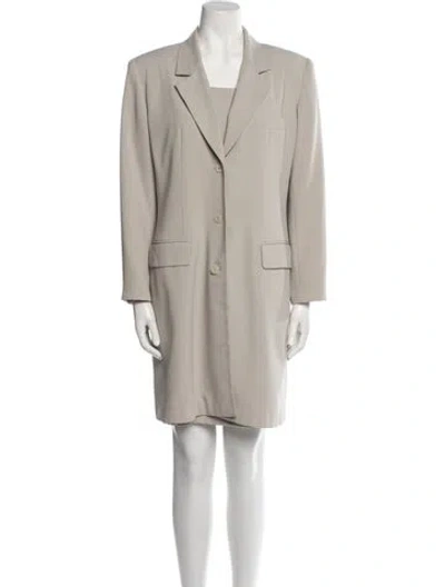 Pre-owned Oleg Cassini Vintage Dress Set In Neutral