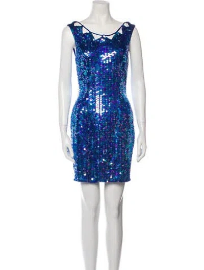 Pre-owned Oleg Cassini Vintage Mini Dress