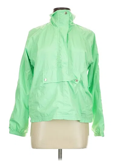 Pre-owned Oleg Cassini Windbreaker Jacket In Green