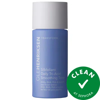 Olehenriksen Mini Silkfoliant Daily Tri-acid Smoothing Toner With Mandelic Acid 1 Oz/30 ml