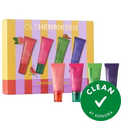 Olehenriksen Passport To Chill Mini Pout Preserve Peptide Lip Set In Transparent