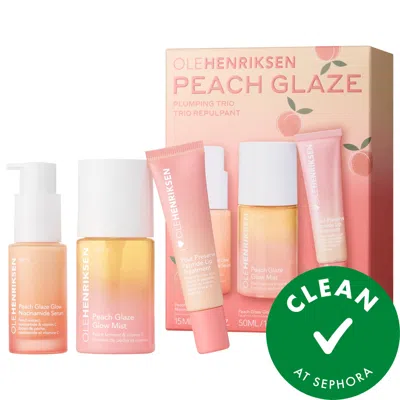 Olehenriksen Peach Glaze Plumping Trio With Niacinamide And Vitamin C