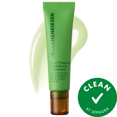 Olehenriksen Pout Preserve Chillers Peptide Lip Treatment Capri Coco Lime 0.4oz/12ml