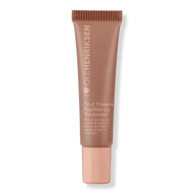 Olehenriksen Pout Preserve Hydrating Peptide Lip Treatment - Creme Brulee In Brown