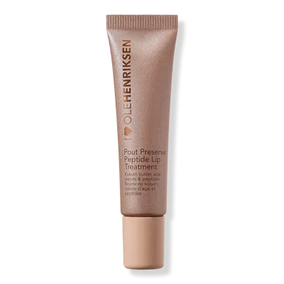 Olehenriksen Pout Preserve Hydrating Peptide Lip Treatment - Creme Brulee Glimmer