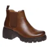 Olem Camden Classic Bootie In Cognac In Green