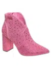 Olem Women's Diva Rhinestone Boots In Pink In Pink