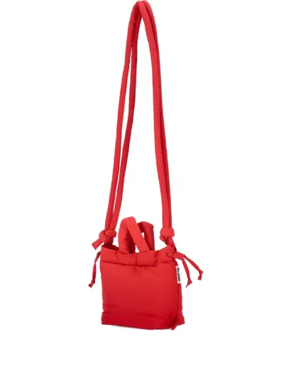 Olend Micro Ona Soft Crossbody Bag In Red