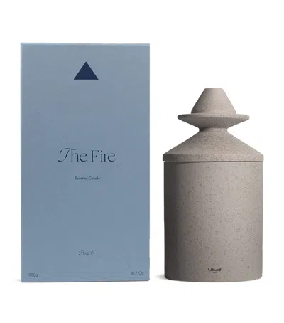 Olfactif The Fire Candle In Grey