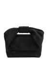 Olga Berg Alinta Hotfix Top Handle Bag In Black