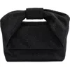 Olga Berg Alinta Hotfix Top Handle Bag In Black