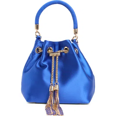 Olga Berg Amanda Satin Bucket Bag