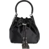 Olga Berg Amanda Satin Bucket Bag
